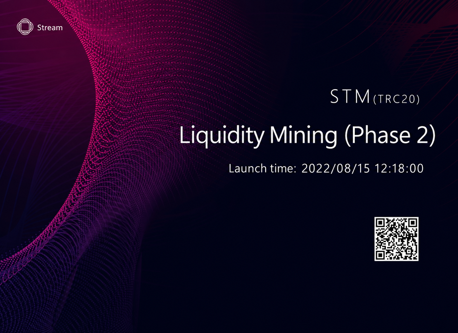 STM liquidity mining, phase 2, launching August 15, 2022